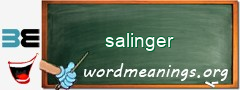 WordMeaning blackboard for salinger